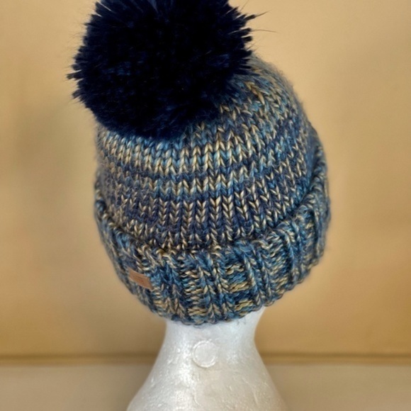 Burton Snowboarding Winter Pom Pom Beanie Hat - Picture 2 of 8